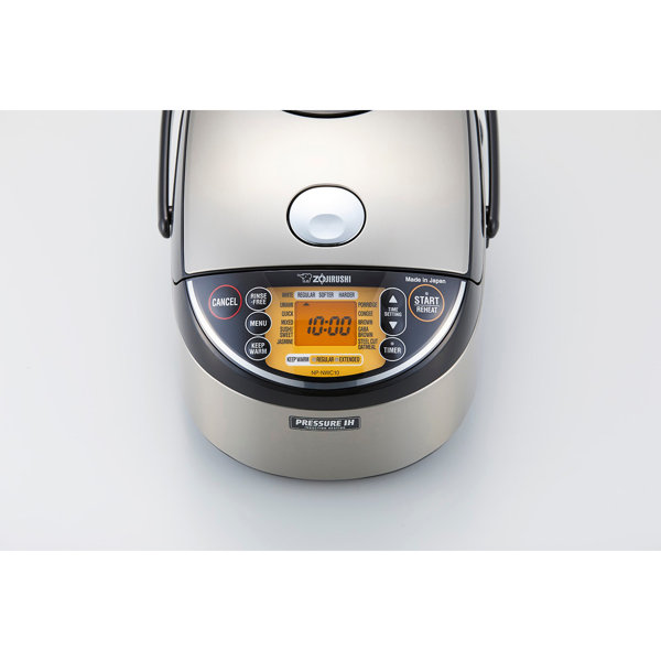 Zojirushi Pressure Induction Heating Rice Cooker & Warmer NPNWC10/18